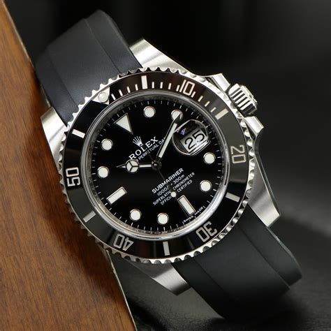 rolex submariner on oysterflex